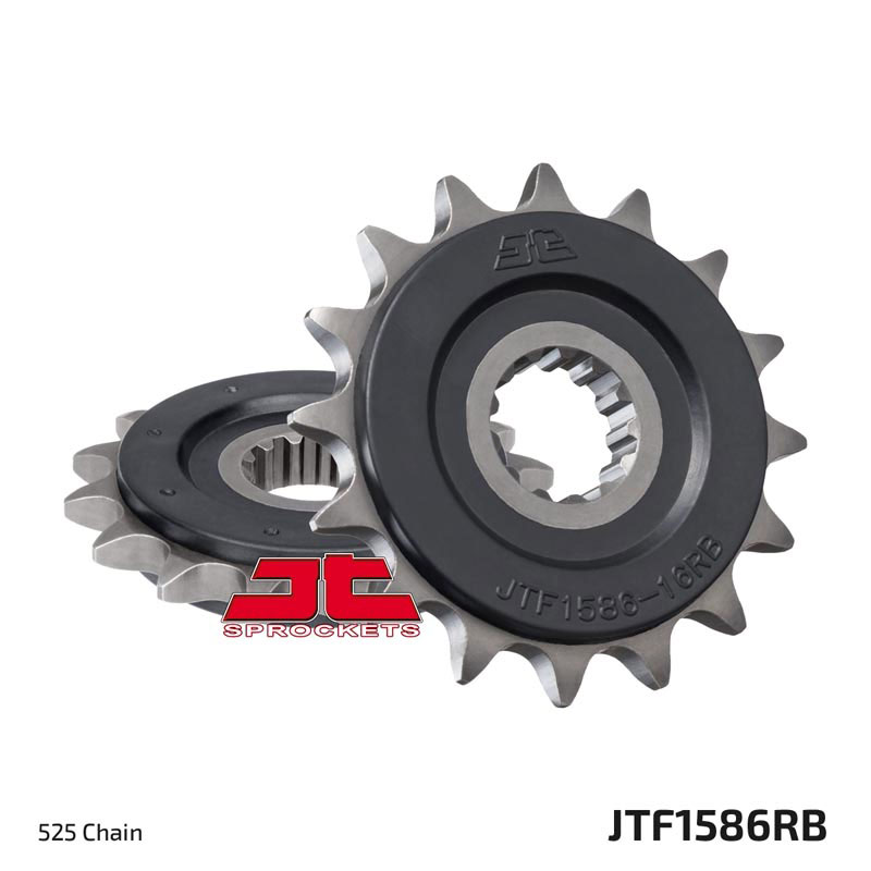 Lánckerék első JTF1586.17RB, 525-ös lánchoz. Fogszám: 17, RB gumi csillapítás