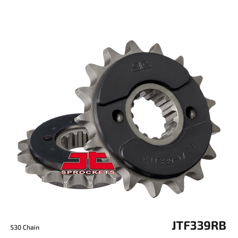 Lánckerék első JTF339.18RB , 530-as lánchoz. Fogszám: 18, RB gumi csillapítás