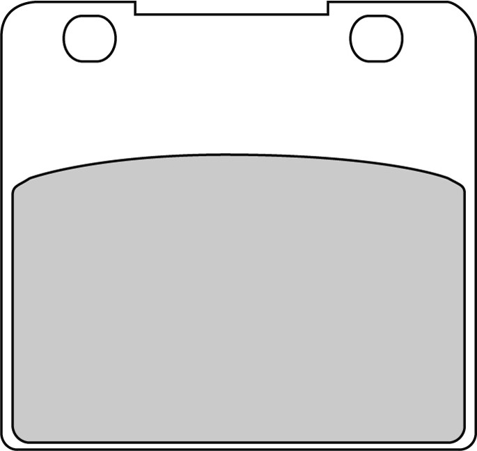 Fékbetét Ferodo Hátsó FDB389ST szinter