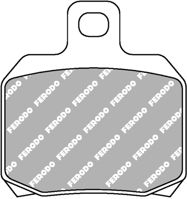 Fékbetét Ferodo Hátsó FDB2074ST szinter
