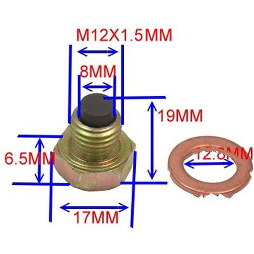 Olajleeresztő csavar mágneses M12X1.50 7239304 -