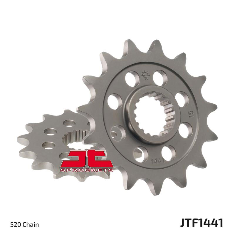 Lánckerék első JTF1441.15, 520-as lánchoz. Fogszám: 15