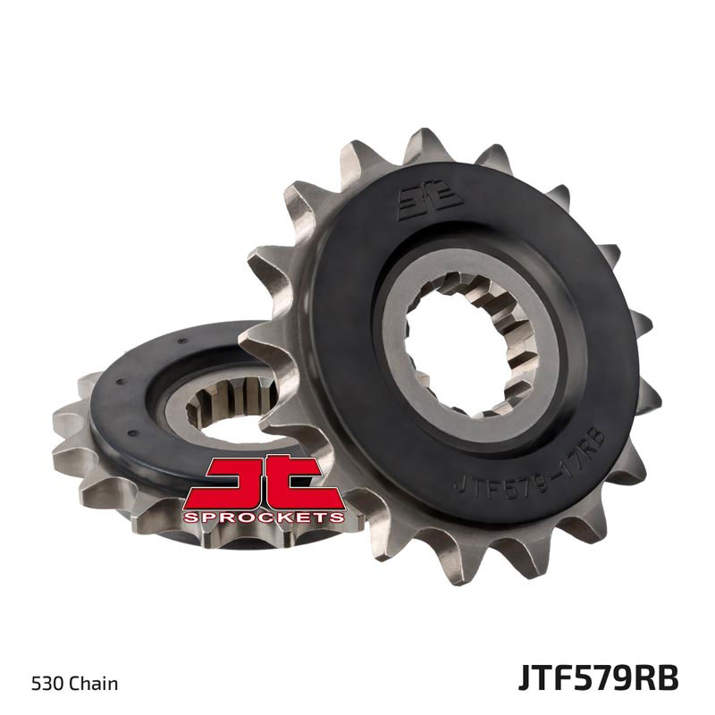 Lánckerék első JTF579.16RB , 530-as lánchoz. Fogszám: 16, RB gumi csillapítás