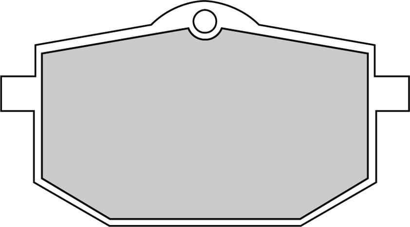 Fékbetét Ferodo első FDB583P (Yamaha)