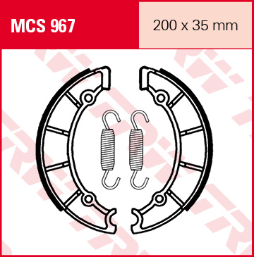 Fékpofa TRW Lucas első MCS967 (Yamaha)