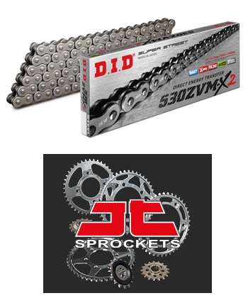 Lánc szett 125 LE-felett, JTF579.17, JTR479.45, DID530ZVMX2/122