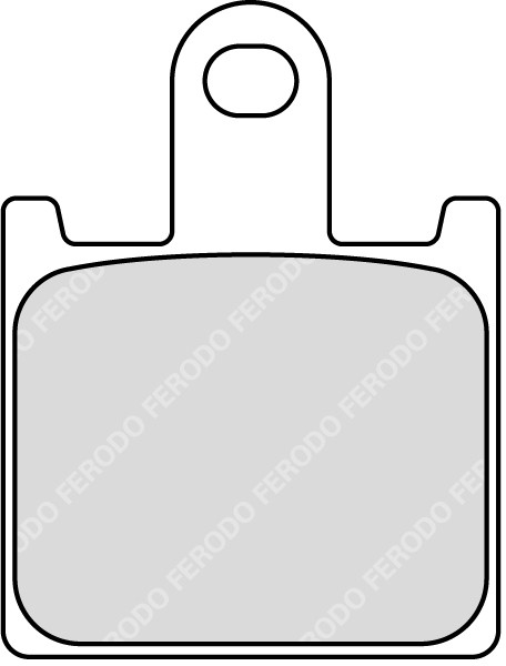 Fékbetét Ferodo Első FDB2220ST szinter