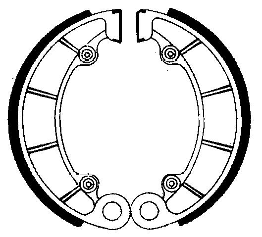 Fékpofa Ferodo Hátsó FSB761