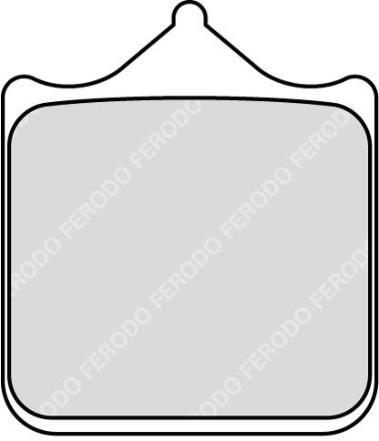 Fékbetét Ferodo Első FDB2120ST szinter